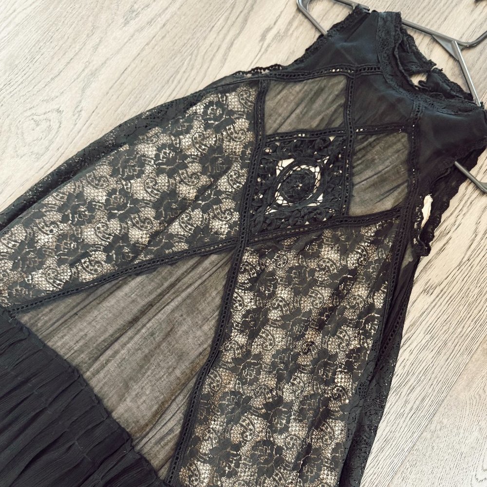 Free People Lace Dress with Open Back